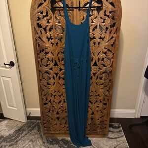Teal Sleeveless FP Beach Jumpsuit